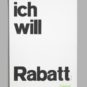 ich will Rabatt
