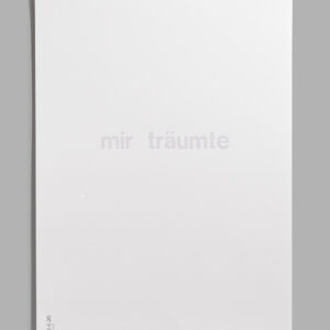 mir träumte