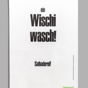 WischiWasch - Jedermannplakat